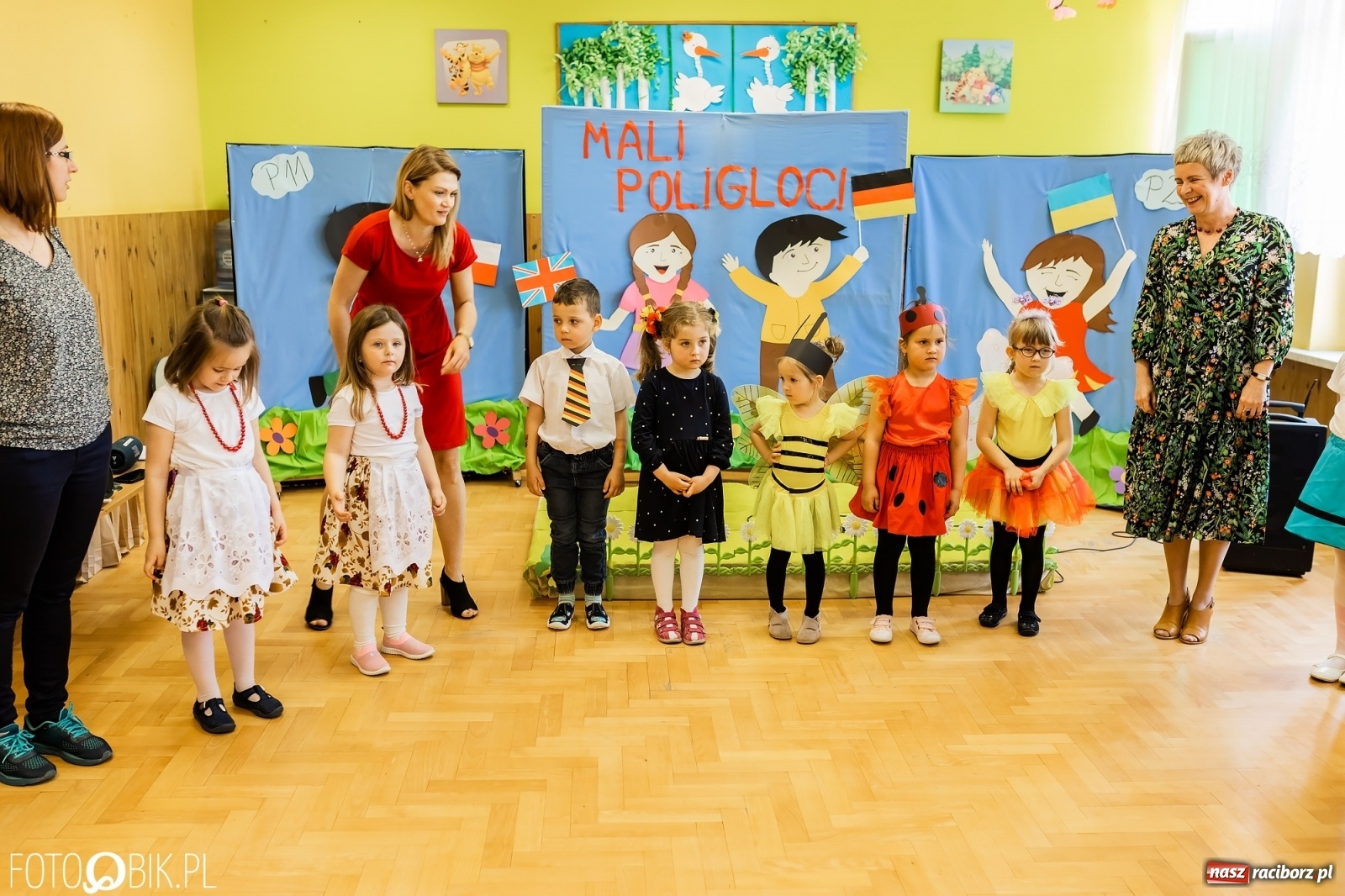 Zdjęcie w galerii na portalu naszraciborz.pl: Mali Poligloci w Przedszkolu nr 11 wiadomości z regionu