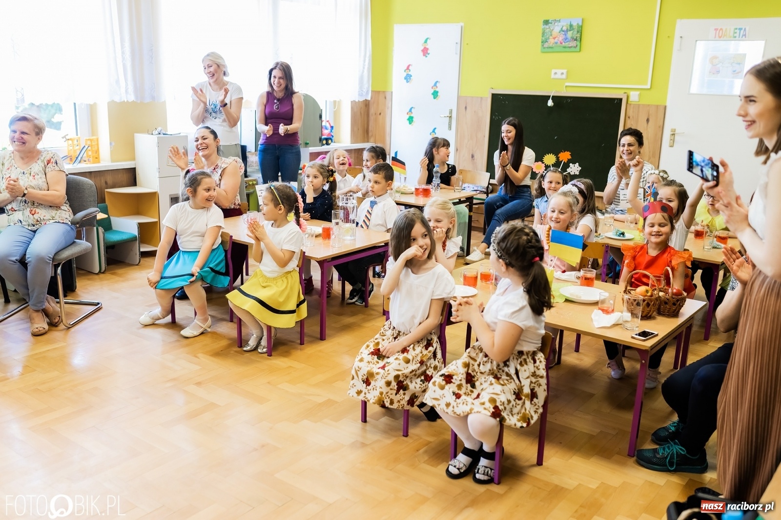 Zdjęcie w galerii na portalu naszraciborz.pl: Mali Poligloci w Przedszkolu nr 11 wiadomości z regionu