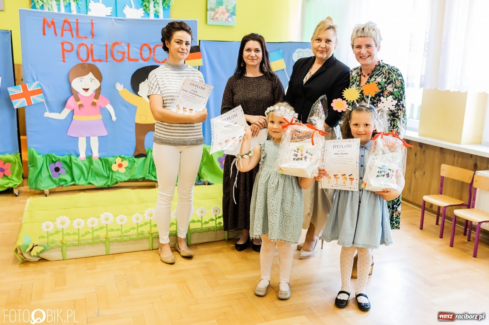 Zdjęcie w galerii na portalu naszraciborz.pl: Mali Poligloci w Przedszkolu nr 11 wiadomości z regionu