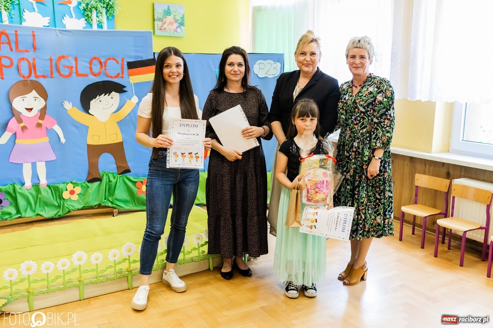 Zdjęcie w galerii na portalu naszraciborz.pl: Mali Poligloci w Przedszkolu nr 11 wiadomości z regionu