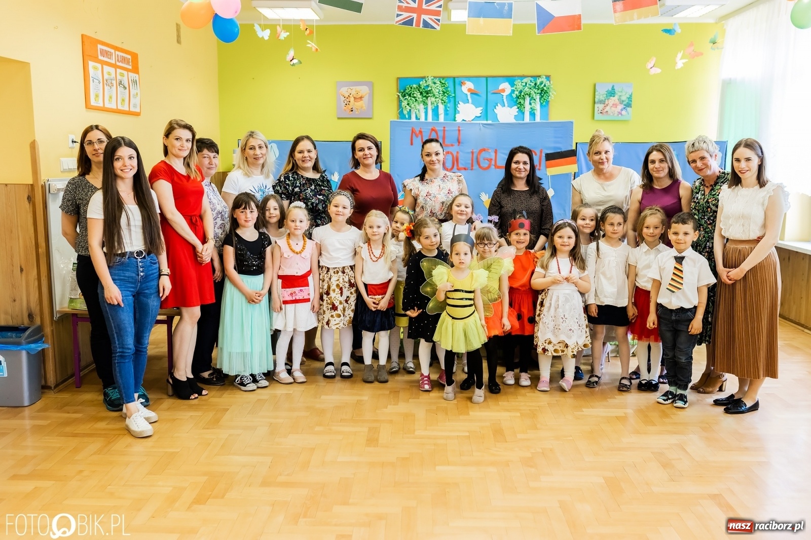 Zdjęcie w galerii na portalu naszraciborz.pl: Mali Poligloci w Przedszkolu nr 11 wiadomości z regionu