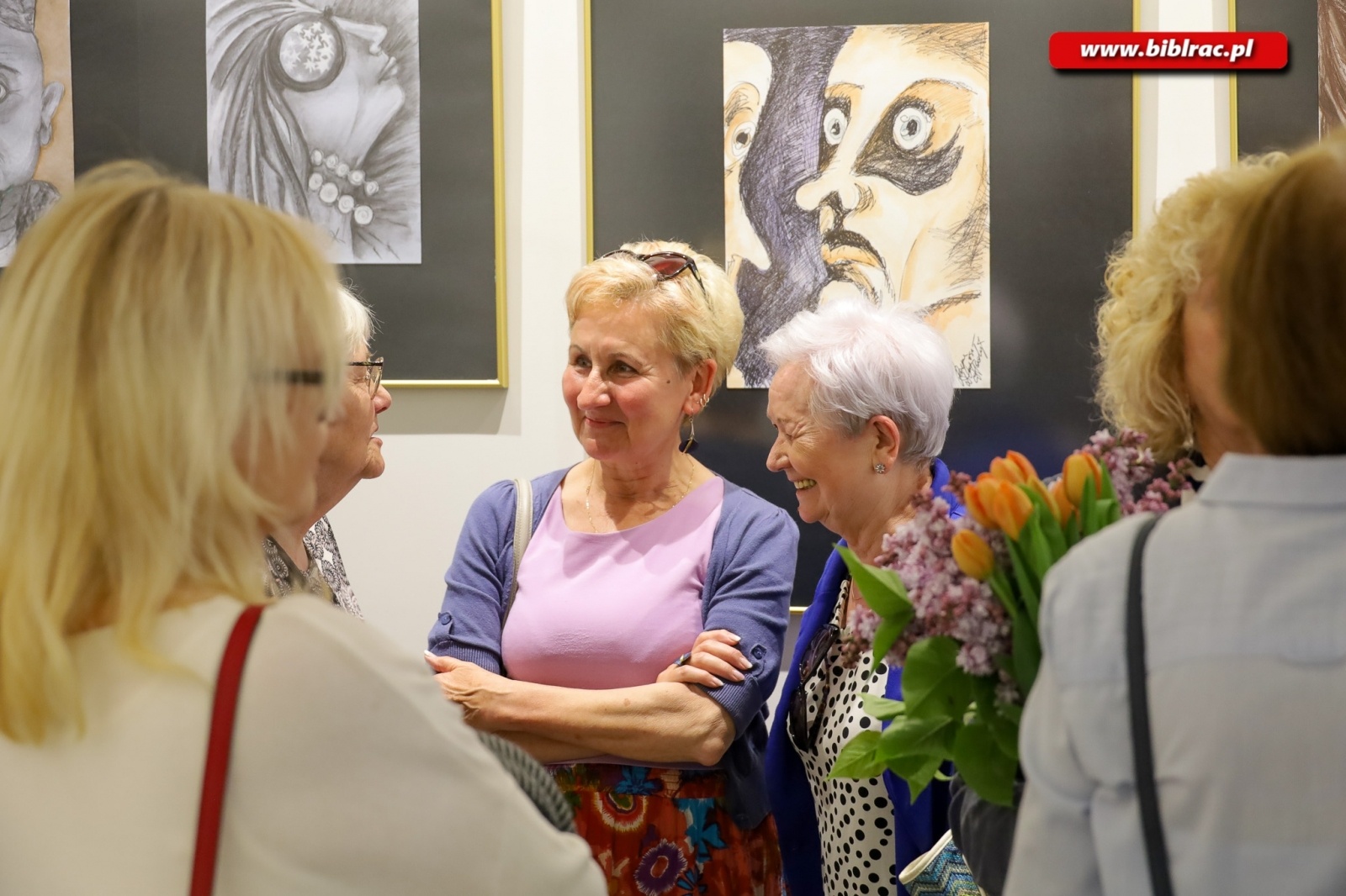 Zdjęcie w galerii na portalu naszraciborz.pl: Wernisaż wystawy Gęby i Gębory Bernadety Długosz-Włodarczyk wiadomości z regionu