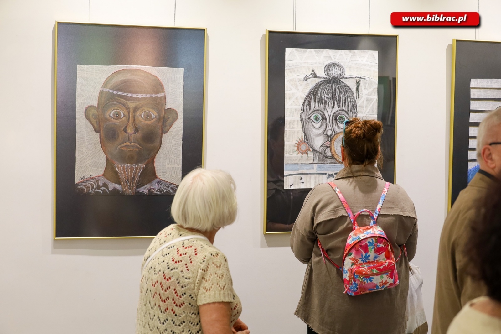 Zdjęcie w galerii na portalu naszraciborz.pl: Wernisaż wystawy Gęby i Gębory Bernadety Długosz-Włodarczyk wiadomości z regionu