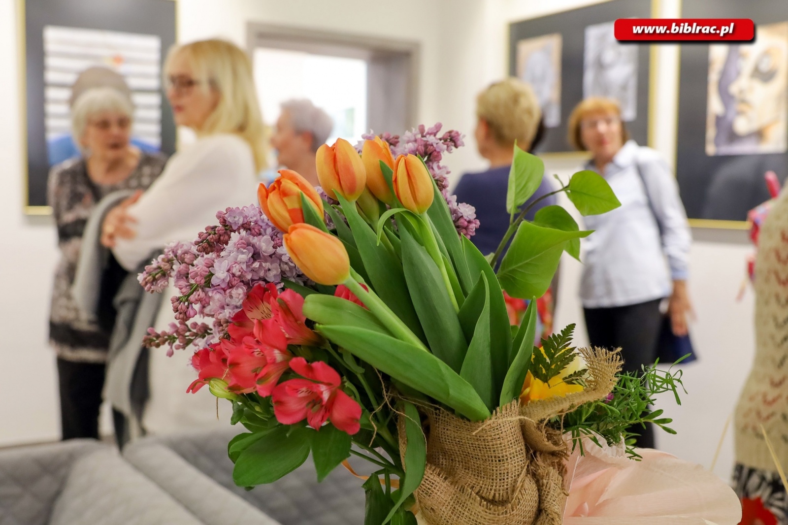 Zdjęcie w galerii na portalu naszraciborz.pl: Wernisaż wystawy Gęby i Gębory Bernadety Długosz-Włodarczyk wiadomości z regionu