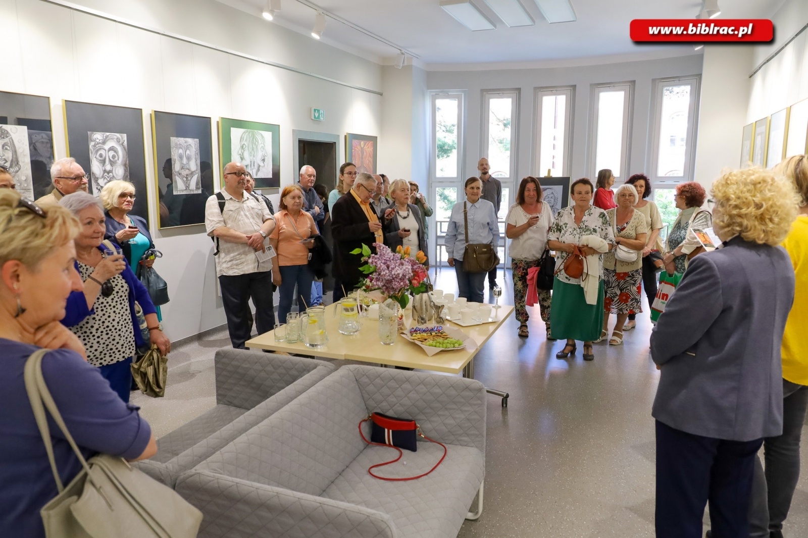 Zdjęcie w galerii na portalu naszraciborz.pl: Wernisaż wystawy Gęby i Gębory Bernadety Długosz-Włodarczyk wiadomości z regionu