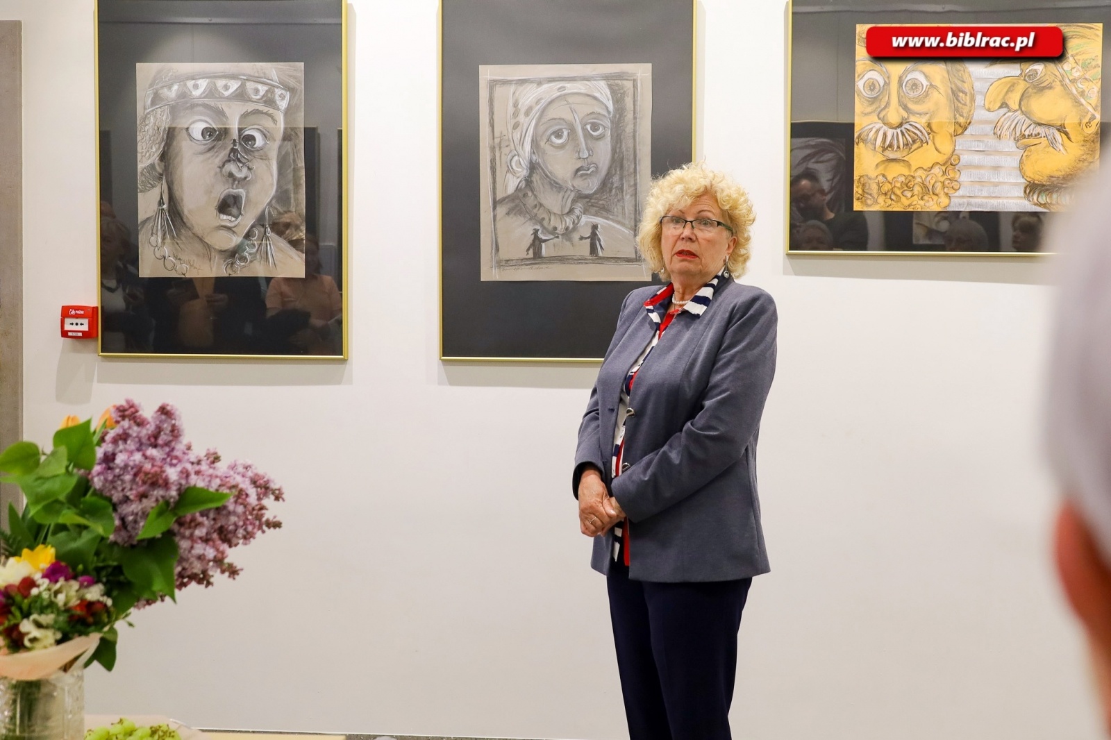 Zdjęcie w galerii na portalu naszraciborz.pl: Wernisaż wystawy Gęby i Gębory Bernadety Długosz-Włodarczyk wiadomości z regionu