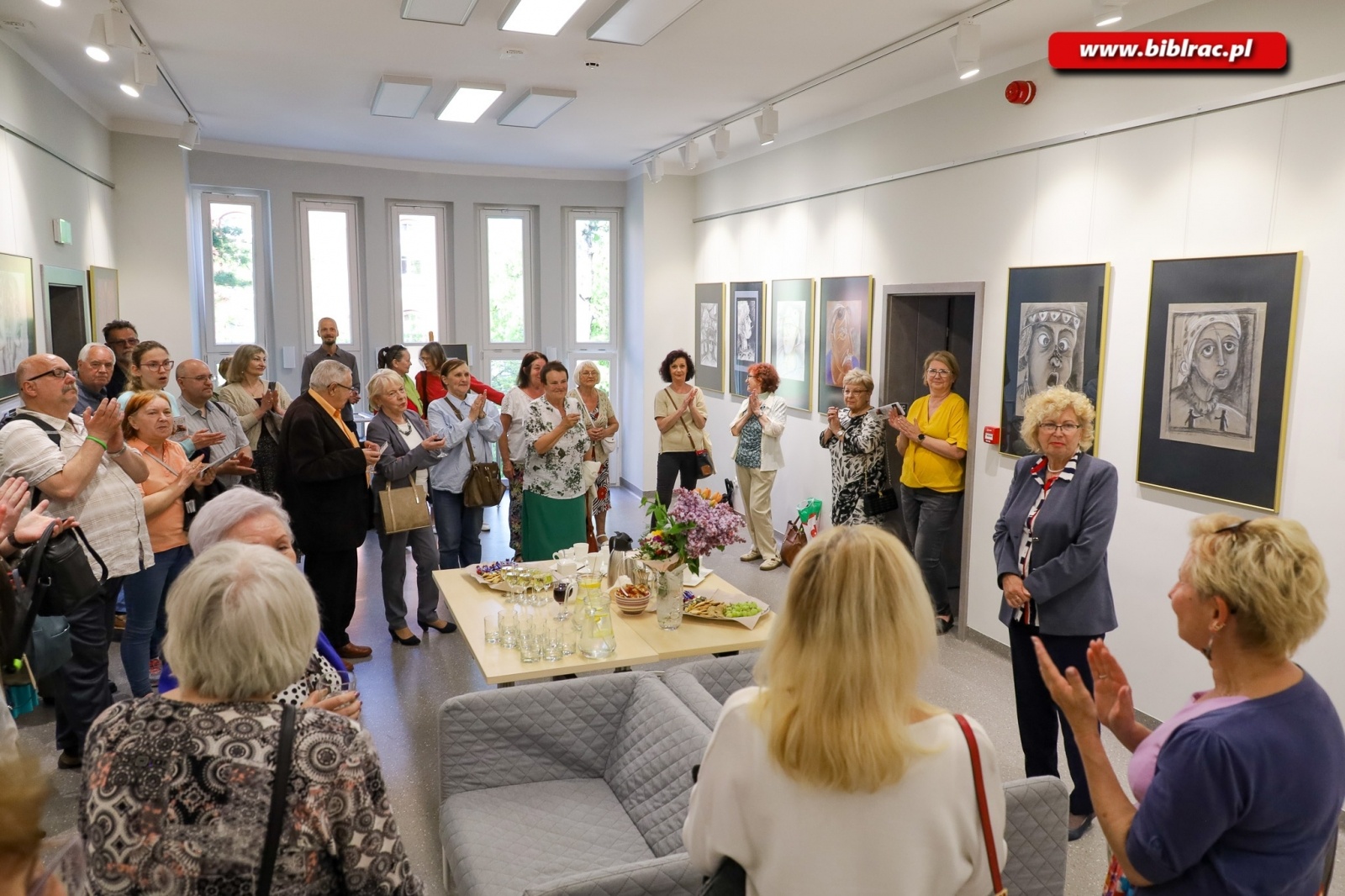Zdjęcie w galerii na portalu naszraciborz.pl: Wernisaż wystawy Gęby i Gębory Bernadety Długosz-Włodarczyk wiadomości z regionu