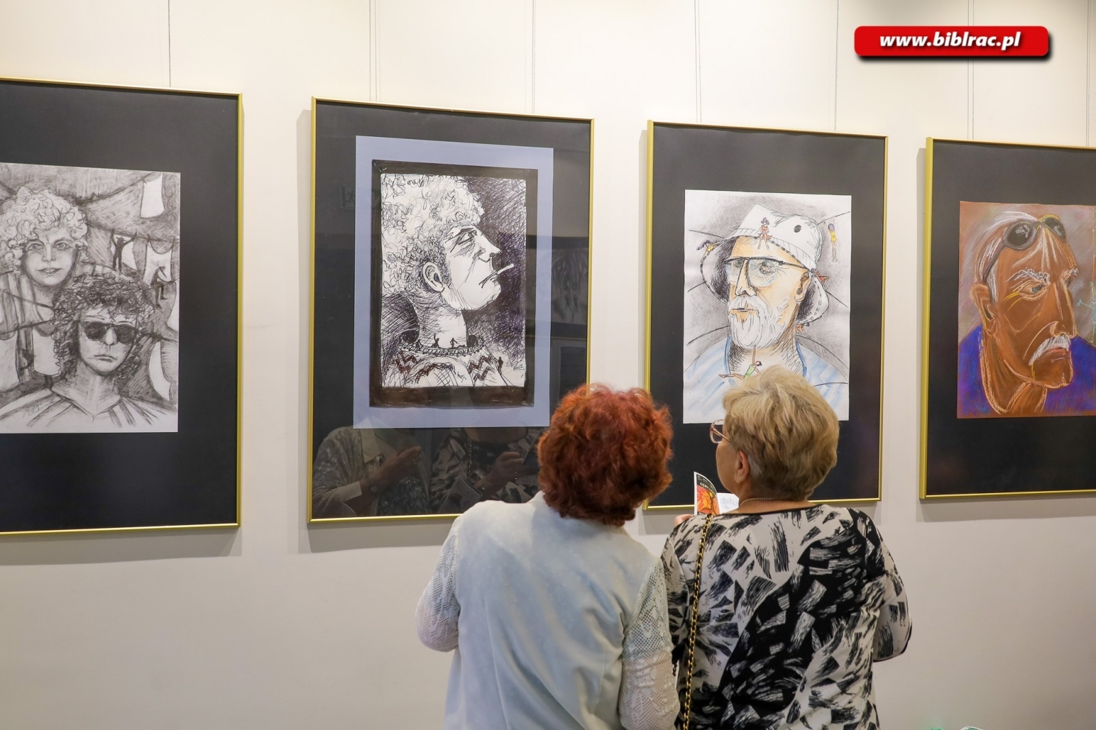 Zdjęcie w galerii na portalu naszraciborz.pl: Wernisaż wystawy Gęby i Gębory Bernadety Długosz-Włodarczyk wiadomości z regionu