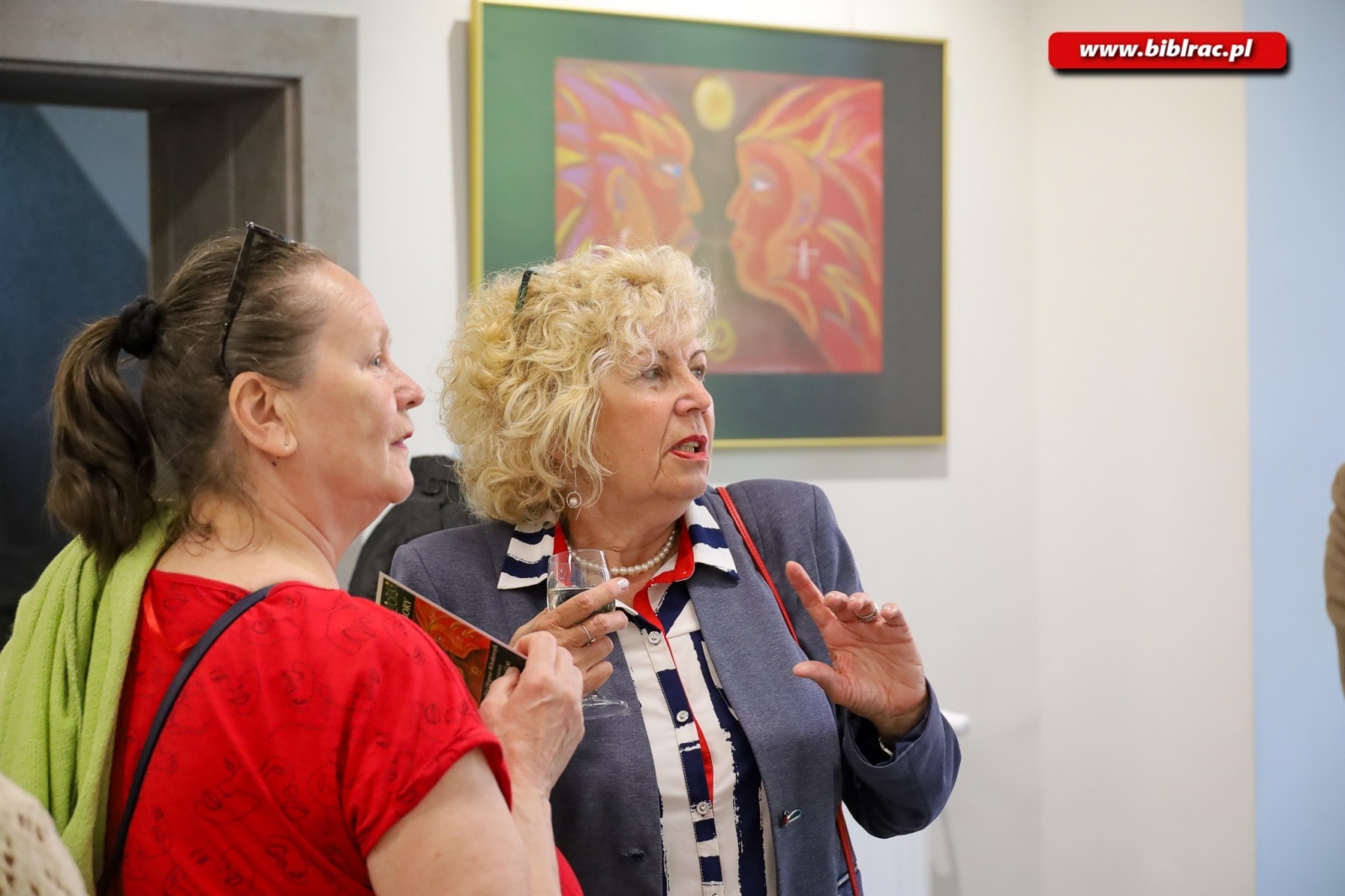 Zdjęcie w galerii na portalu naszraciborz.pl: Wernisaż wystawy Gęby i Gębory Bernadety Długosz-Włodarczyk wiadomości z regionu