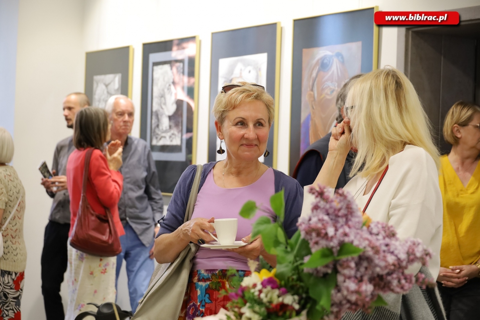 Zdjęcie w galerii na portalu naszraciborz.pl: Wernisaż wystawy Gęby i Gębory Bernadety Długosz-Włodarczyk wiadomości z regionu
