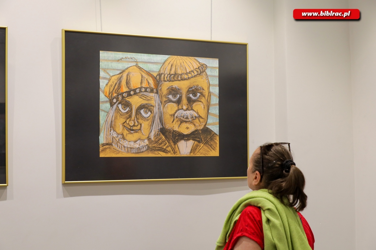 Zdjęcie w galerii na portalu naszraciborz.pl: Wernisaż wystawy Gęby i Gębory Bernadety Długosz-Włodarczyk wiadomości z regionu