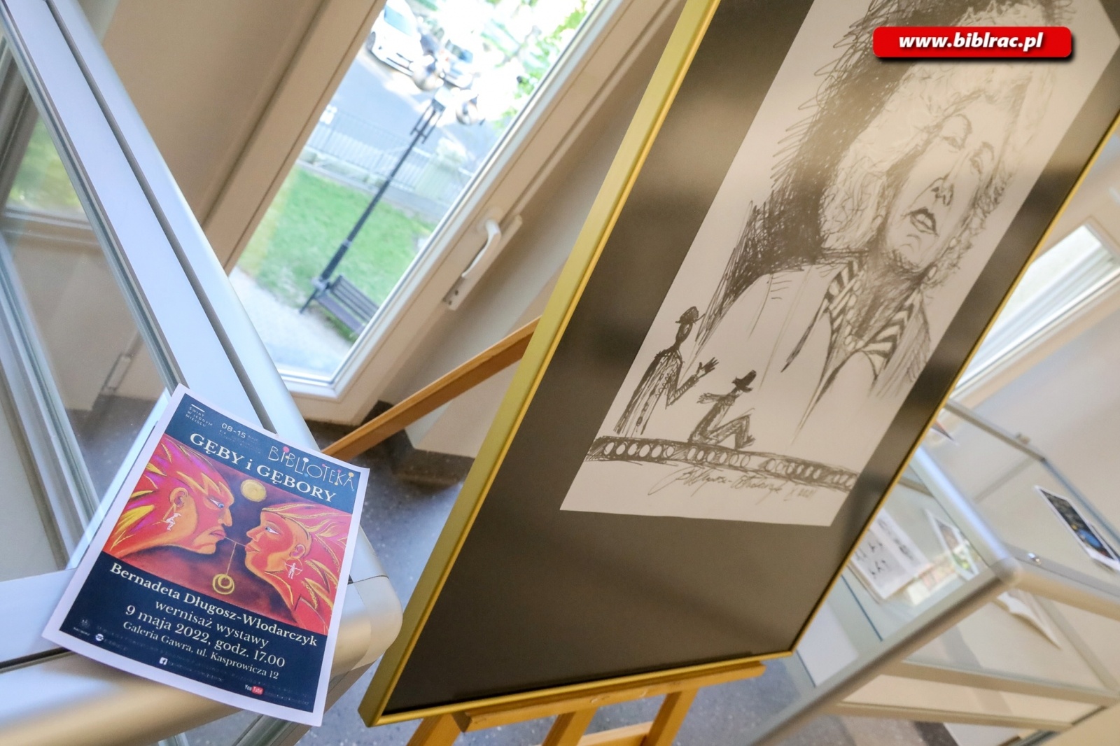 Zdjęcie w galerii na portalu naszraciborz.pl: Wernisaż wystawy Gęby i Gębory Bernadety Długosz-Włodarczyk wiadomości z regionu