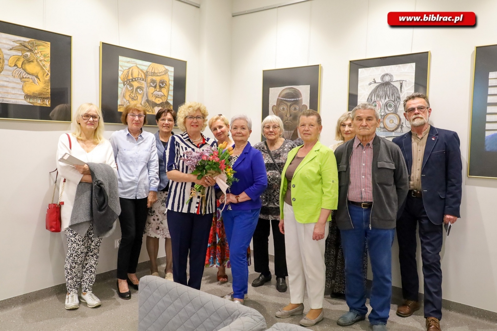 Zdjęcie w galerii na portalu naszraciborz.pl: Wernisaż wystawy Gęby i Gębory Bernadety Długosz-Włodarczyk wiadomości z regionu