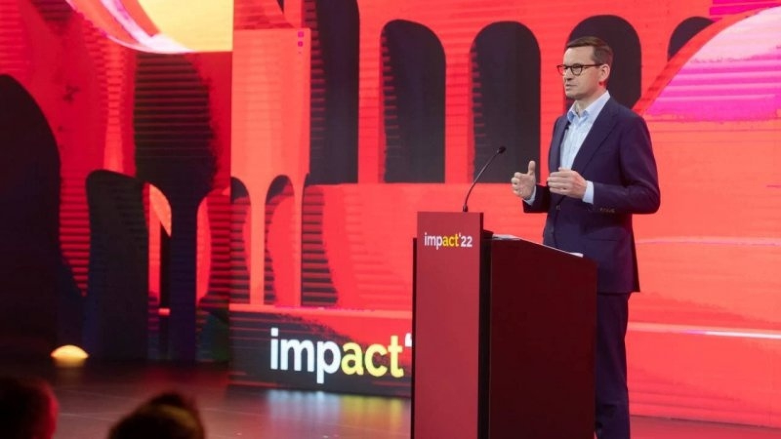 Zdjęcie w galerii na portalu naszraciborz.pl: Prezydent Raciborza na kongresie Impact 22 wiadomości z regionu