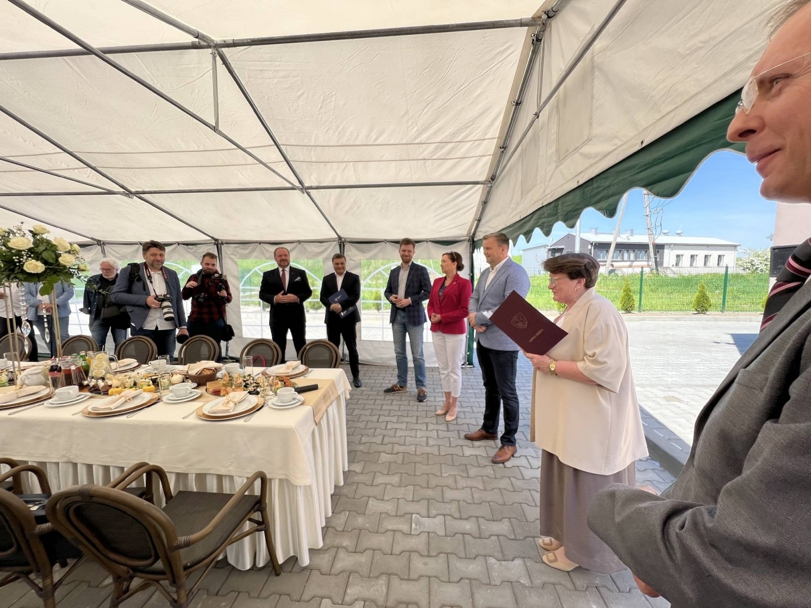 Zdjęcie w galerii na portalu naszraciborz.pl: W Ciechowicach oficjalnie otwarto oczyszczalnię ścieków [FOTO i WIDEO] wiadomości z regionu