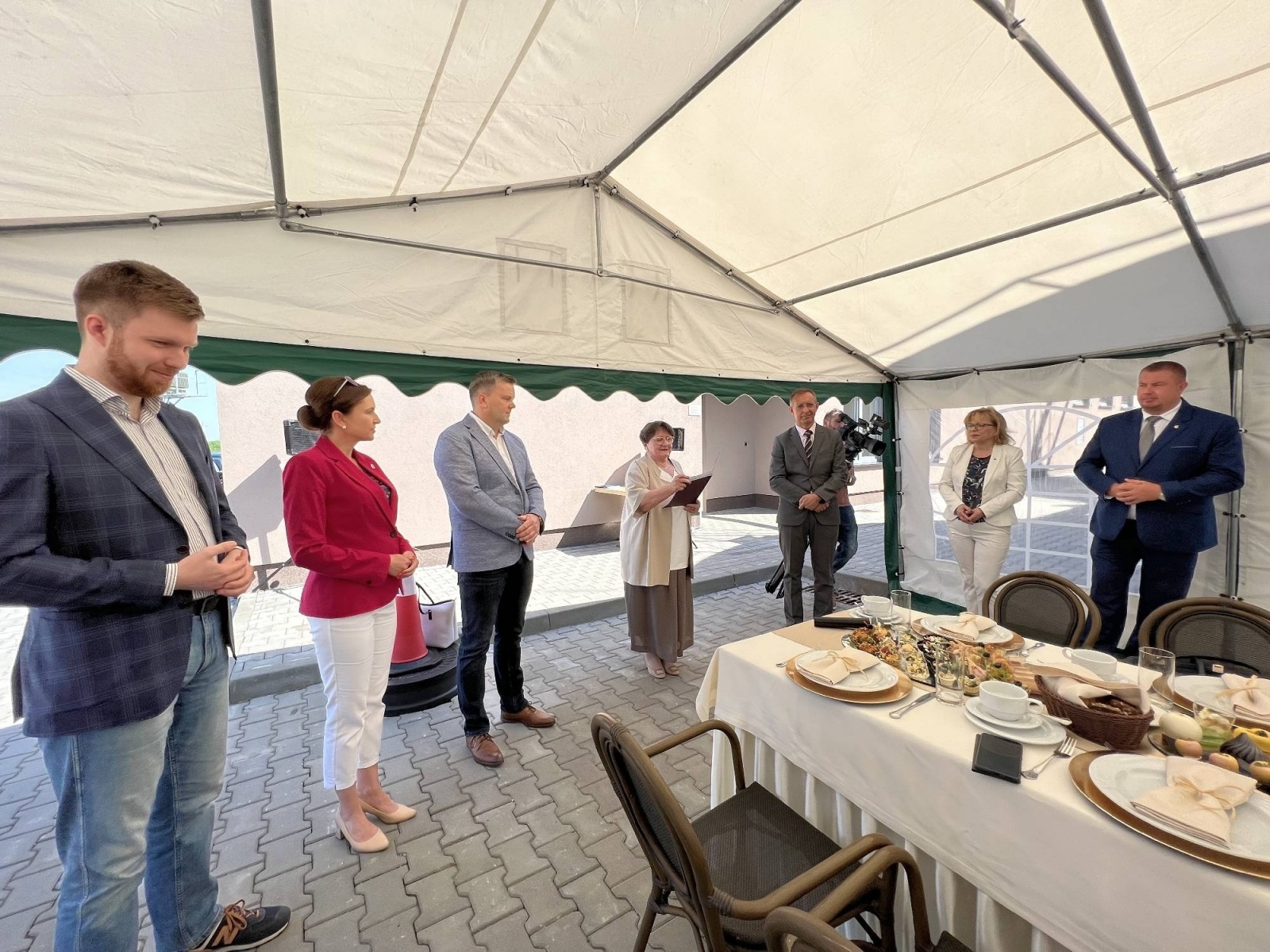 Zdjęcie w galerii na portalu naszraciborz.pl: W Ciechowicach oficjalnie otwarto oczyszczalnię ścieków [FOTO i WIDEO] wiadomości z regionu