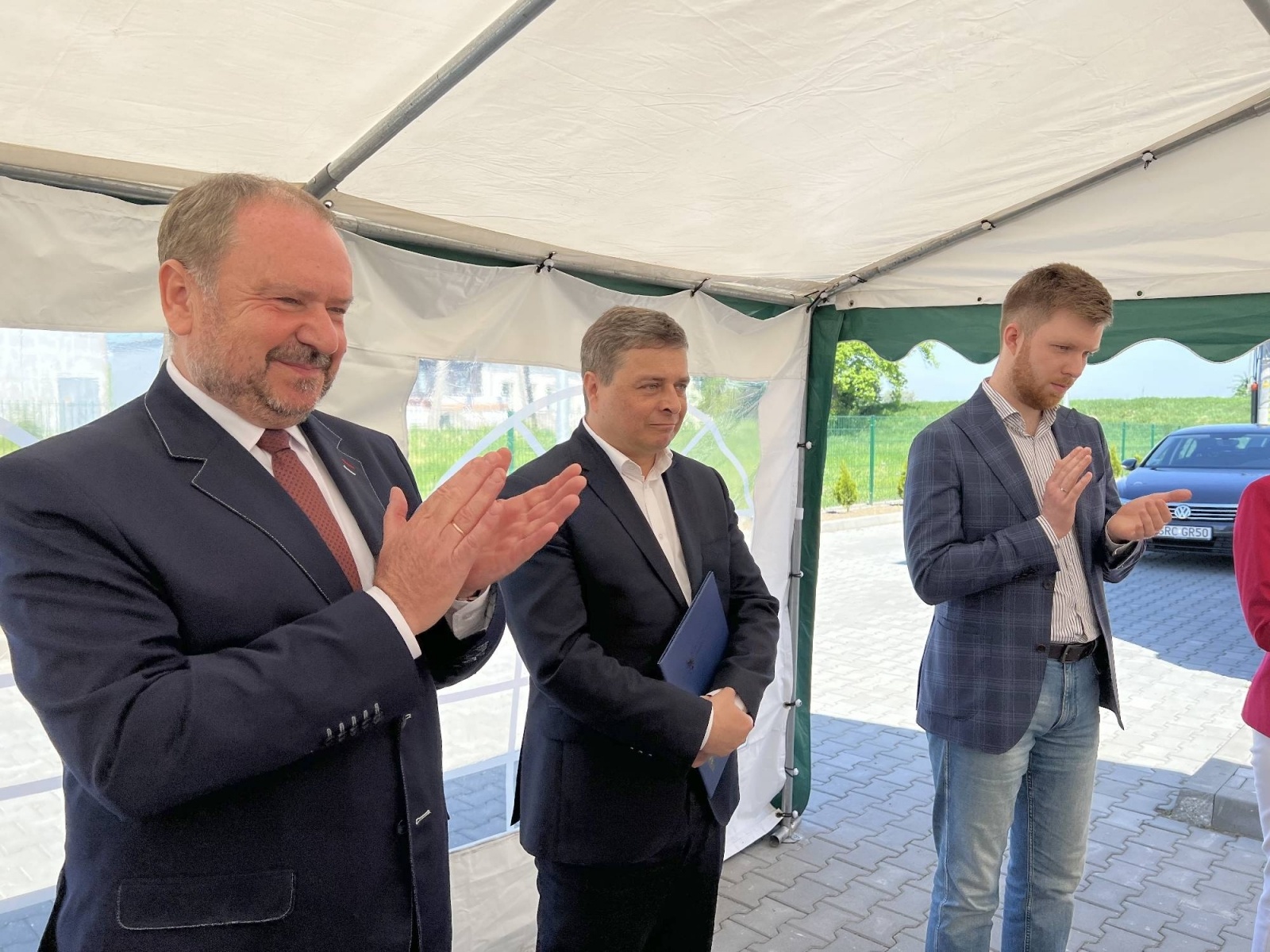 Zdjęcie w galerii na portalu naszraciborz.pl: W Ciechowicach oficjalnie otwarto oczyszczalnię ścieków [FOTO i WIDEO] wiadomości z regionu