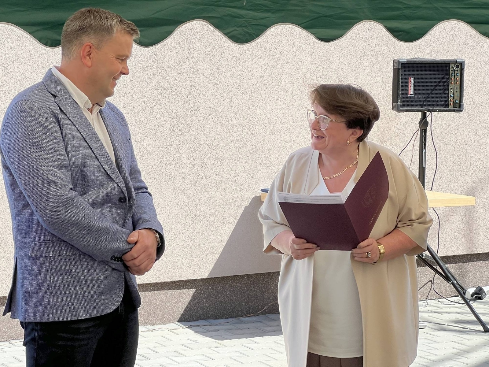 Zdjęcie w galerii na portalu naszraciborz.pl: W Ciechowicach oficjalnie otwarto oczyszczalnię ścieków [FOTO i WIDEO] wiadomości z regionu