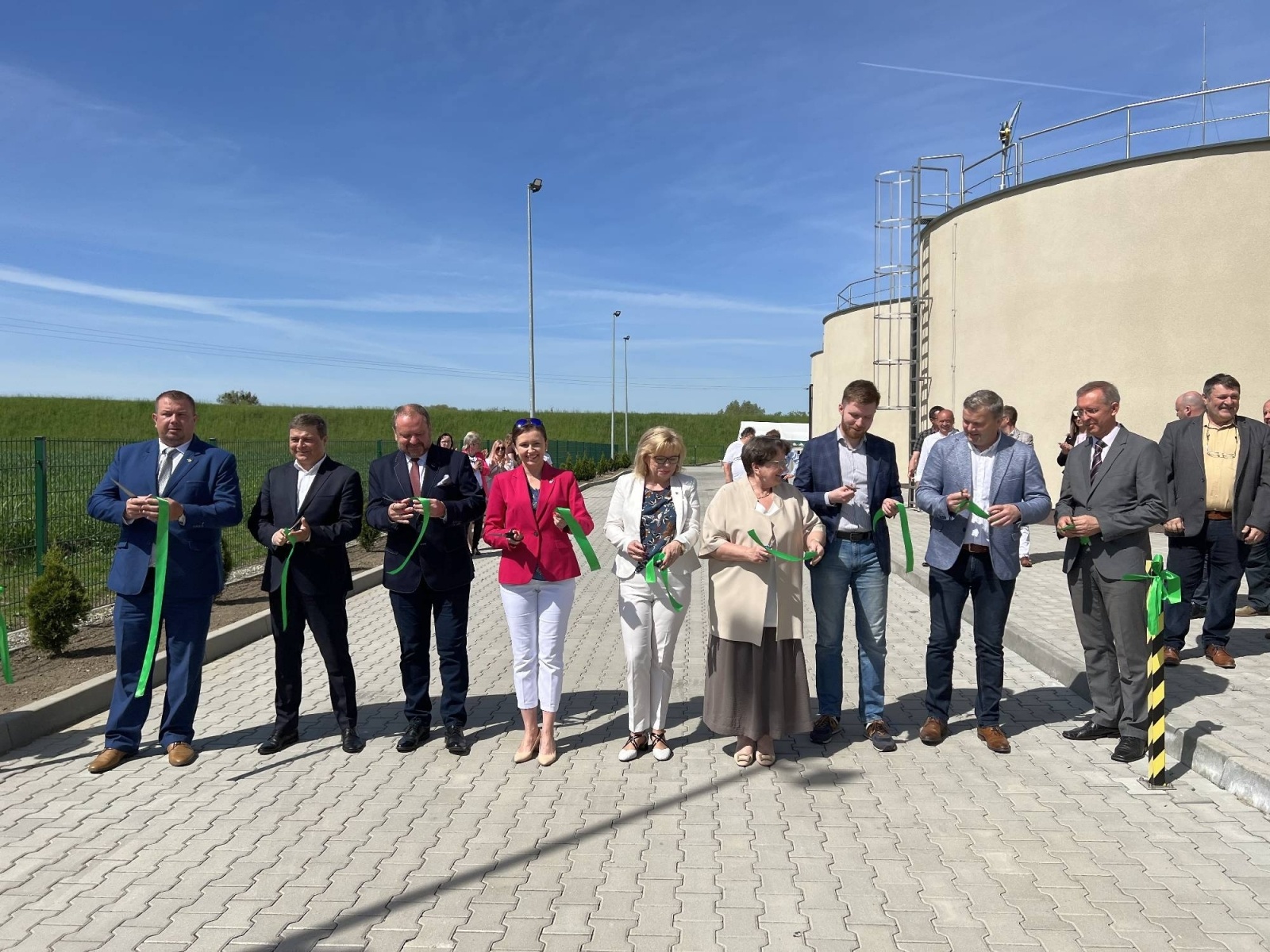 Zdjęcie w galerii na portalu naszraciborz.pl: W Ciechowicach oficjalnie otwarto oczyszczalnię ścieków [FOTO i WIDEO] wiadomości z regionu