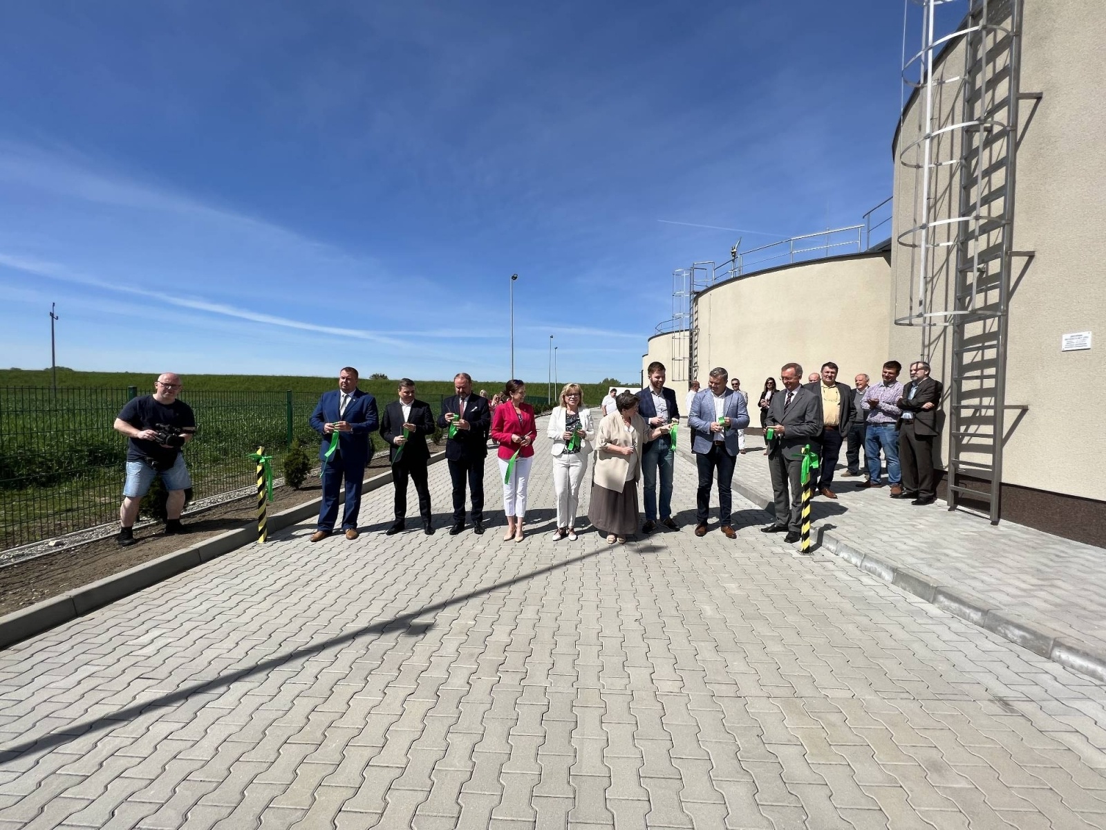 Zdjęcie w galerii na portalu naszraciborz.pl: W Ciechowicach oficjalnie otwarto oczyszczalnię ścieków [FOTO i WIDEO] wiadomości z regionu