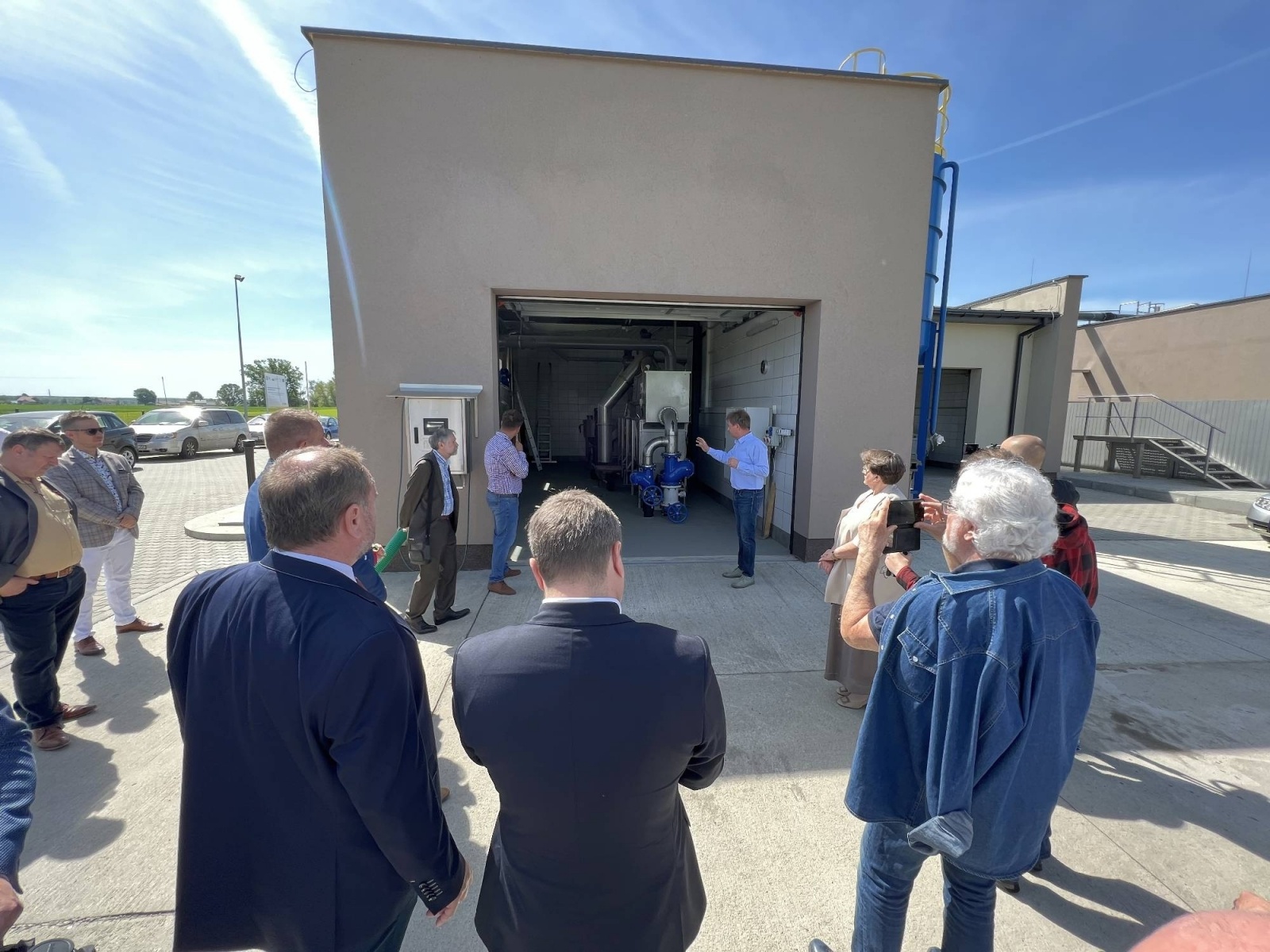 Zdjęcie w galerii na portalu naszraciborz.pl: W Ciechowicach oficjalnie otwarto oczyszczalnię ścieków [FOTO i WIDEO] wiadomości z regionu