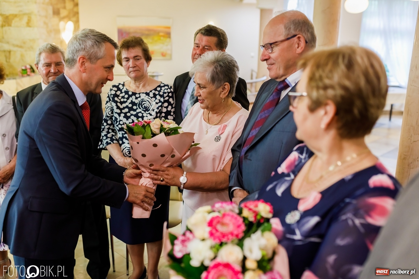 Zdjęcie w galerii na portalu naszraciborz.pl: Złote gody małżeńskie w raciborskim USC [FOTO] wiadomości z regionu