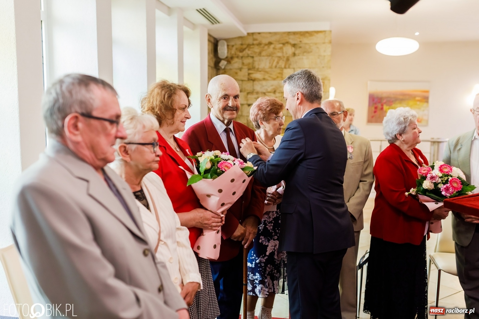Zdjęcie w galerii na portalu naszraciborz.pl: Złote gody małżeńskie w raciborskim USC [FOTO] wiadomości z regionu