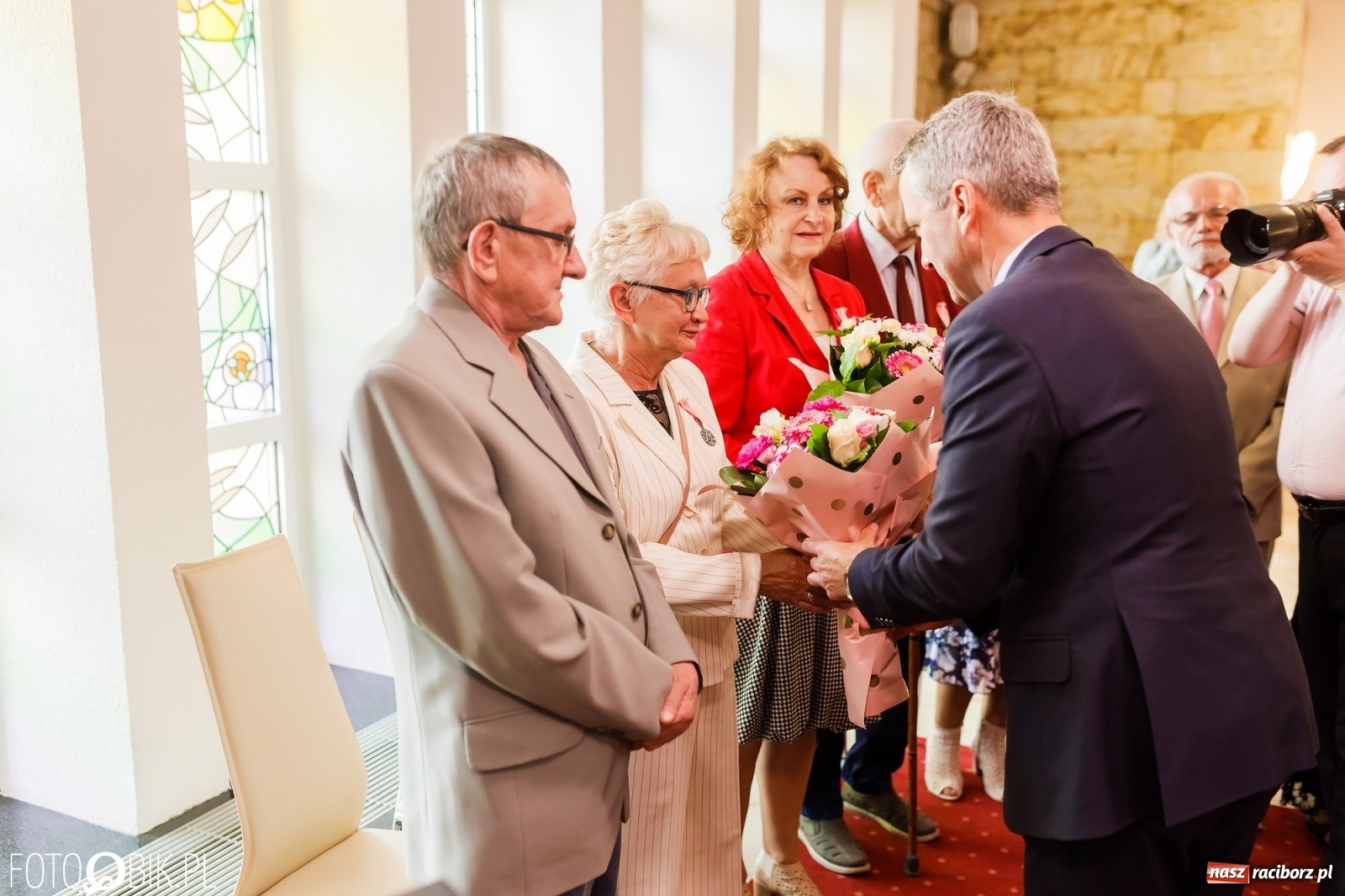 Zdjęcie w galerii na portalu naszraciborz.pl: Złote gody małżeńskie w raciborskim USC [FOTO] wiadomości z regionu