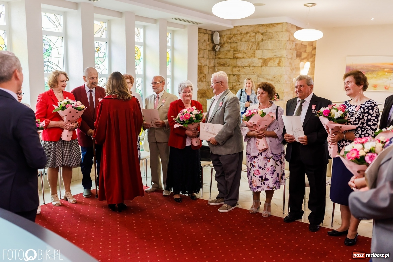 Zdjęcie w galerii na portalu naszraciborz.pl: Złote gody małżeńskie w raciborskim USC [FOTO] wiadomości z regionu