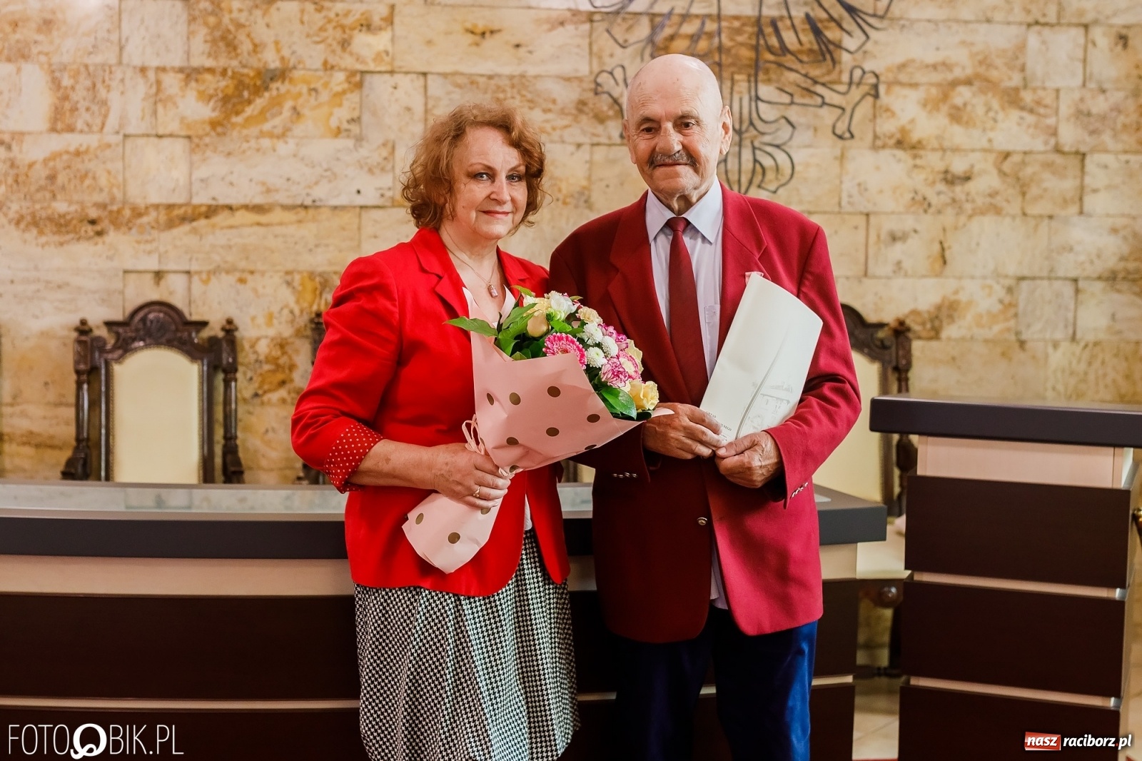 Zdjęcie w galerii na portalu naszraciborz.pl: Złote gody małżeńskie w raciborskim USC [FOTO] wiadomości z regionu