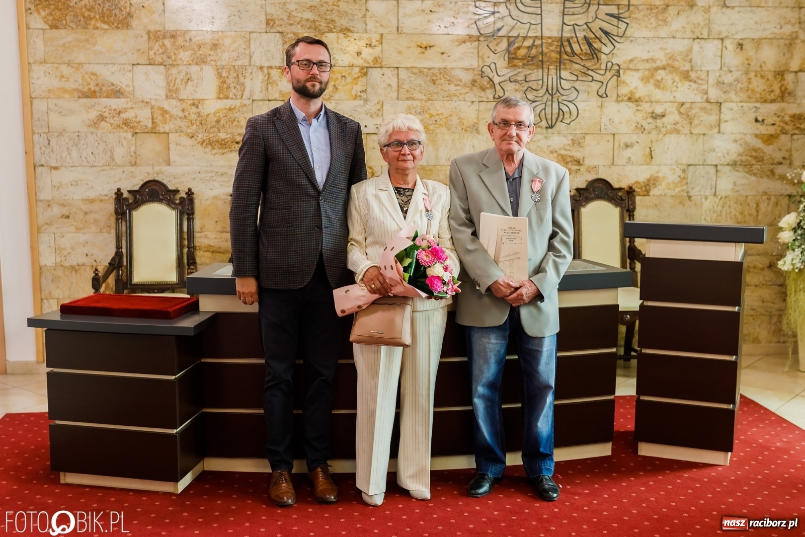 Zdjęcie w galerii na portalu naszraciborz.pl: Złote gody małżeńskie w raciborskim USC [FOTO] wiadomości z regionu
