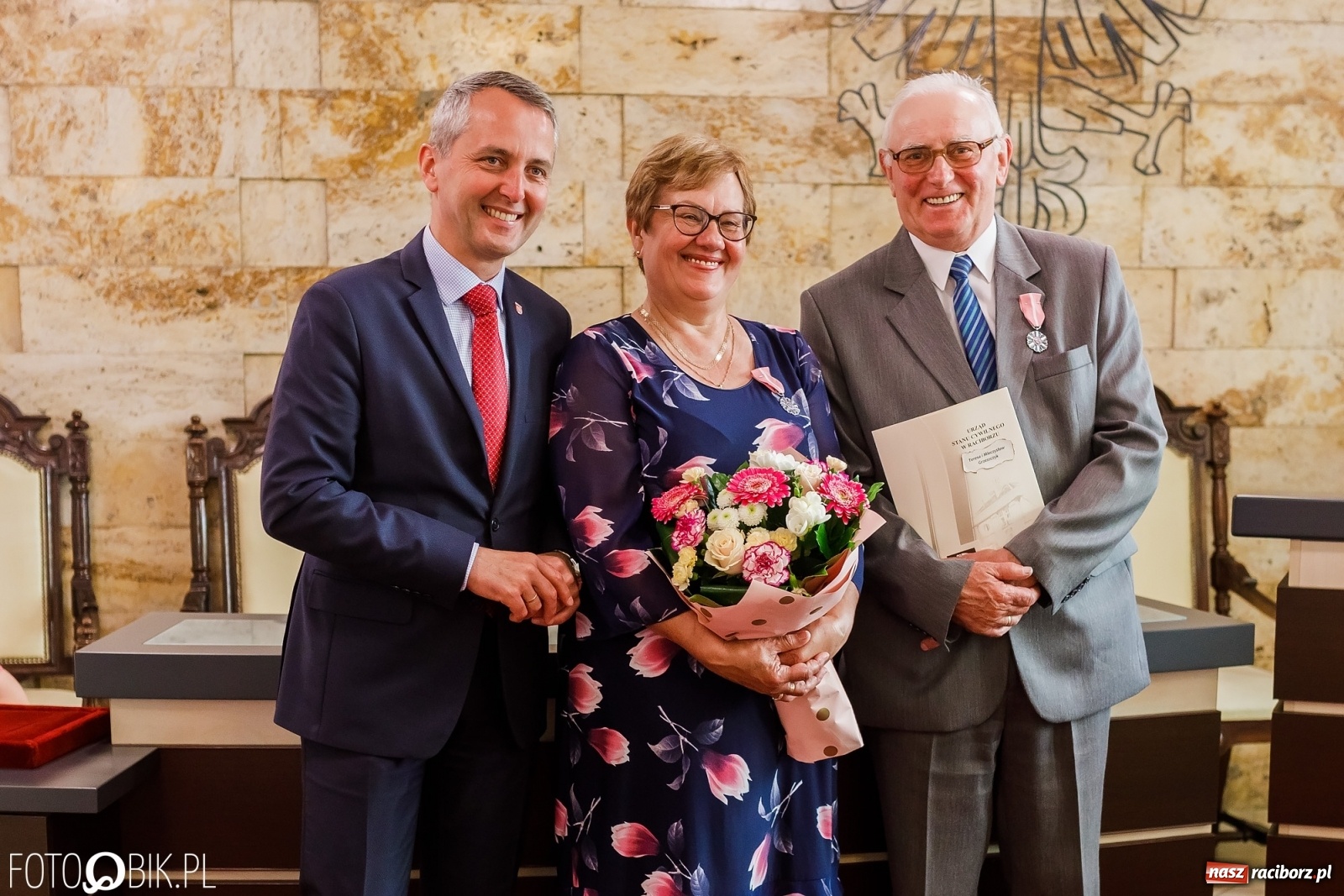 Zdjęcie w galerii na portalu naszraciborz.pl: Złote gody małżeńskie w raciborskim USC [FOTO] wiadomości z regionu