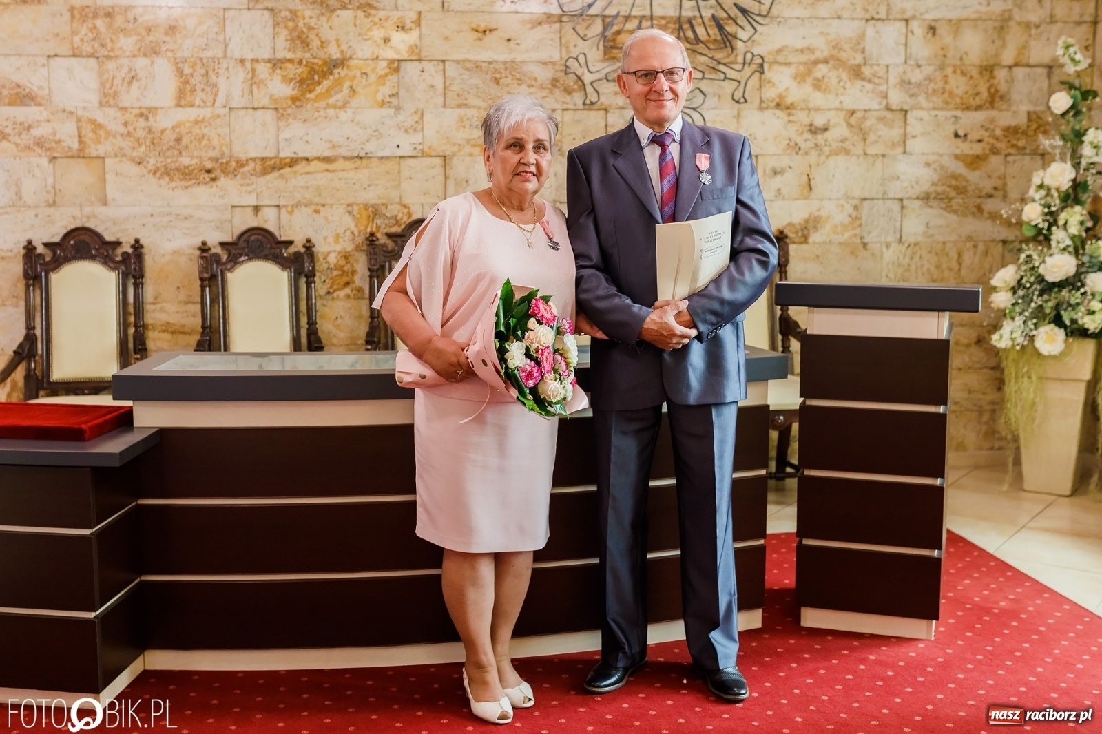 Zdjęcie w galerii na portalu naszraciborz.pl: Złote gody małżeńskie w raciborskim USC [FOTO] wiadomości z regionu