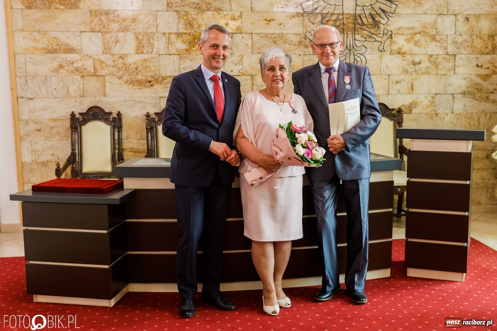 Zdjęcie w galerii na portalu naszraciborz.pl: Złote gody małżeńskie w raciborskim USC [FOTO] wiadomości z regionu