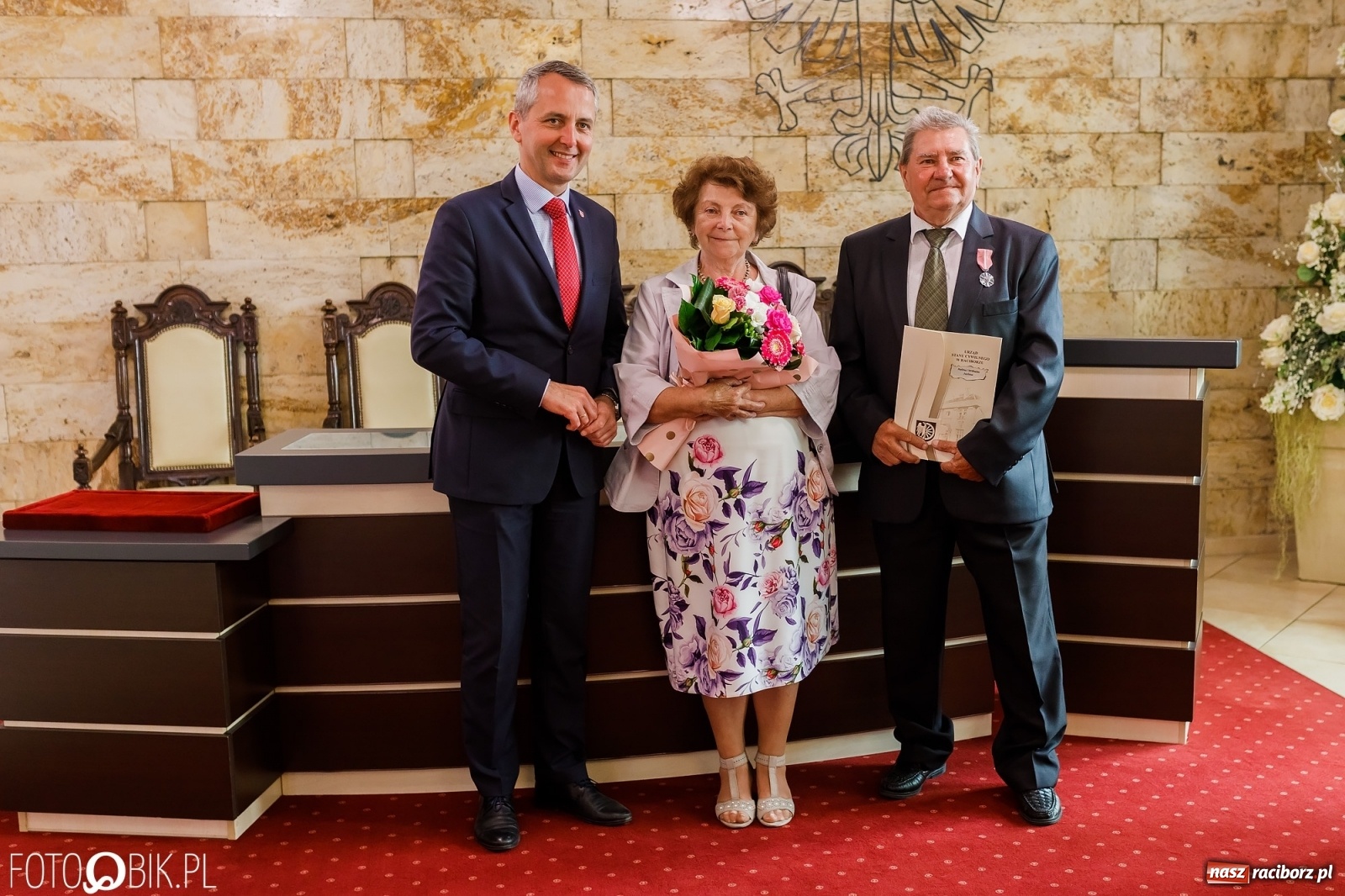 Zdjęcie w galerii na portalu naszraciborz.pl: Złote gody małżeńskie w raciborskim USC [FOTO] wiadomości z regionu
