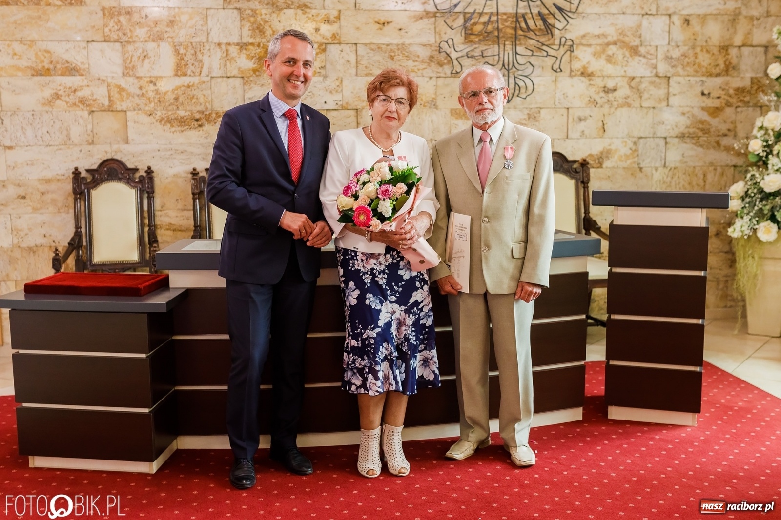 Zdjęcie w galerii na portalu naszraciborz.pl: Złote gody małżeńskie w raciborskim USC [FOTO] wiadomości z regionu