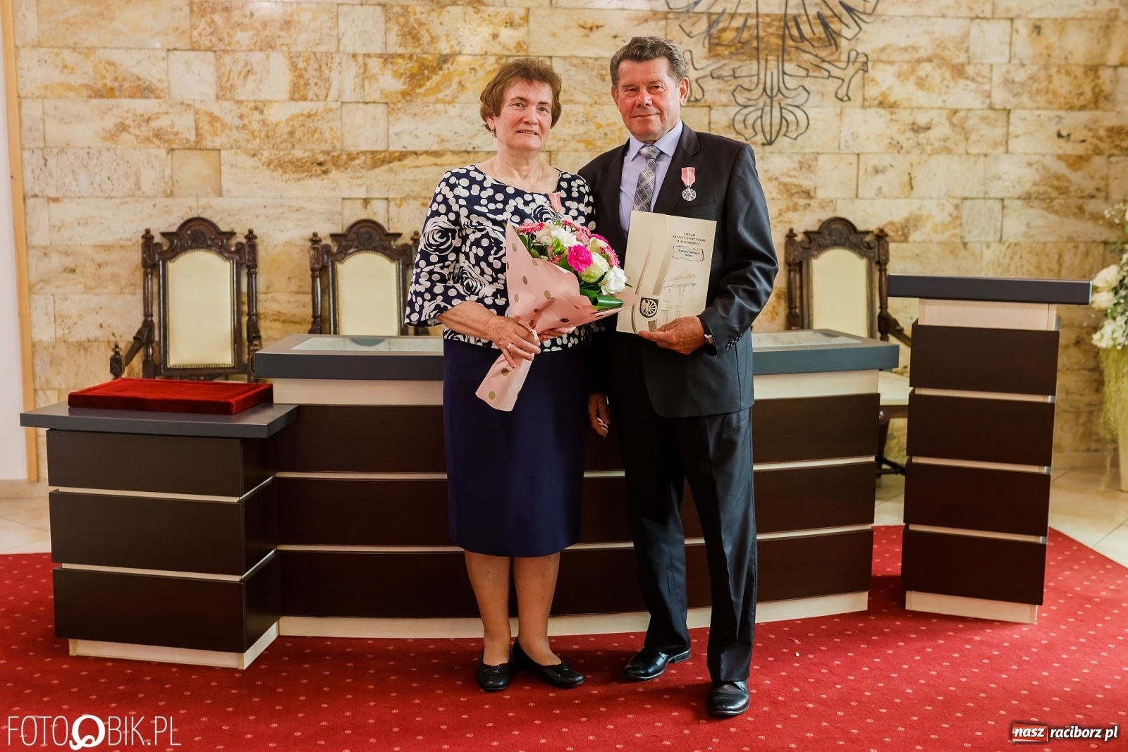 Zdjęcie w galerii na portalu naszraciborz.pl: Złote gody małżeńskie w raciborskim USC [FOTO] wiadomości z regionu