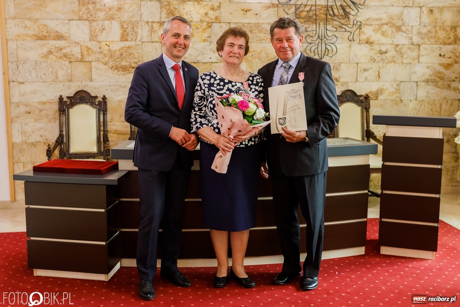 Zdjęcie w galerii na portalu naszraciborz.pl: Złote gody małżeńskie w raciborskim USC [FOTO] wiadomości z regionu