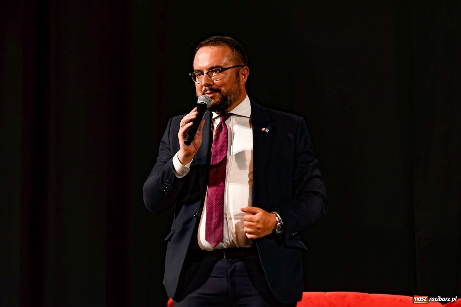 Zdjęcie w galerii na portalu naszraciborz.pl: Wiceszef polskiej dyplomacji w Raciborzu. Mowa była o konflikcie w Ukrainie wiadomości z regionu