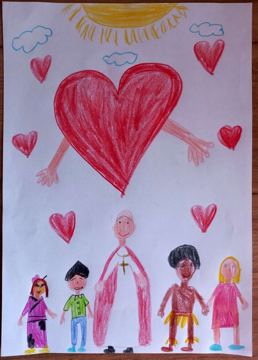 Zdjęcie w galerii na portalu naszraciborz.pl: Jan Paweł II - pielgrzym pokoju. Konkurs w SP 15 wiadomości z regionu