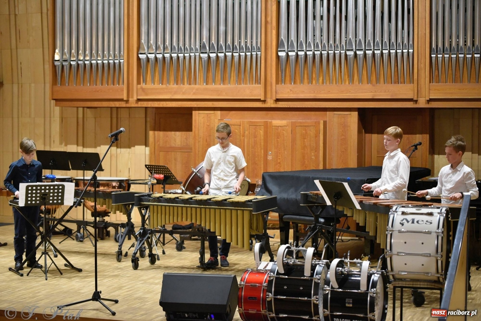 Zdjęcie w galerii na portalu naszraciborz.pl: Koncert perkusyjny w raciborskiej szkole muzycznej wiadomości z regionu