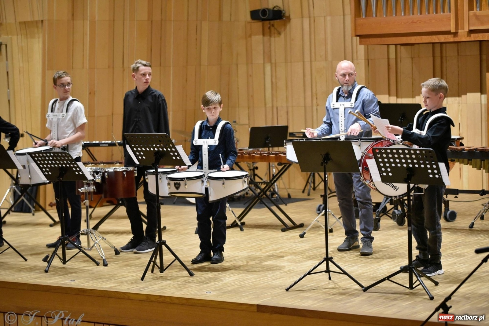 Zdjęcie w galerii na portalu naszraciborz.pl: Koncert perkusyjny w raciborskiej szkole muzycznej wiadomości z regionu