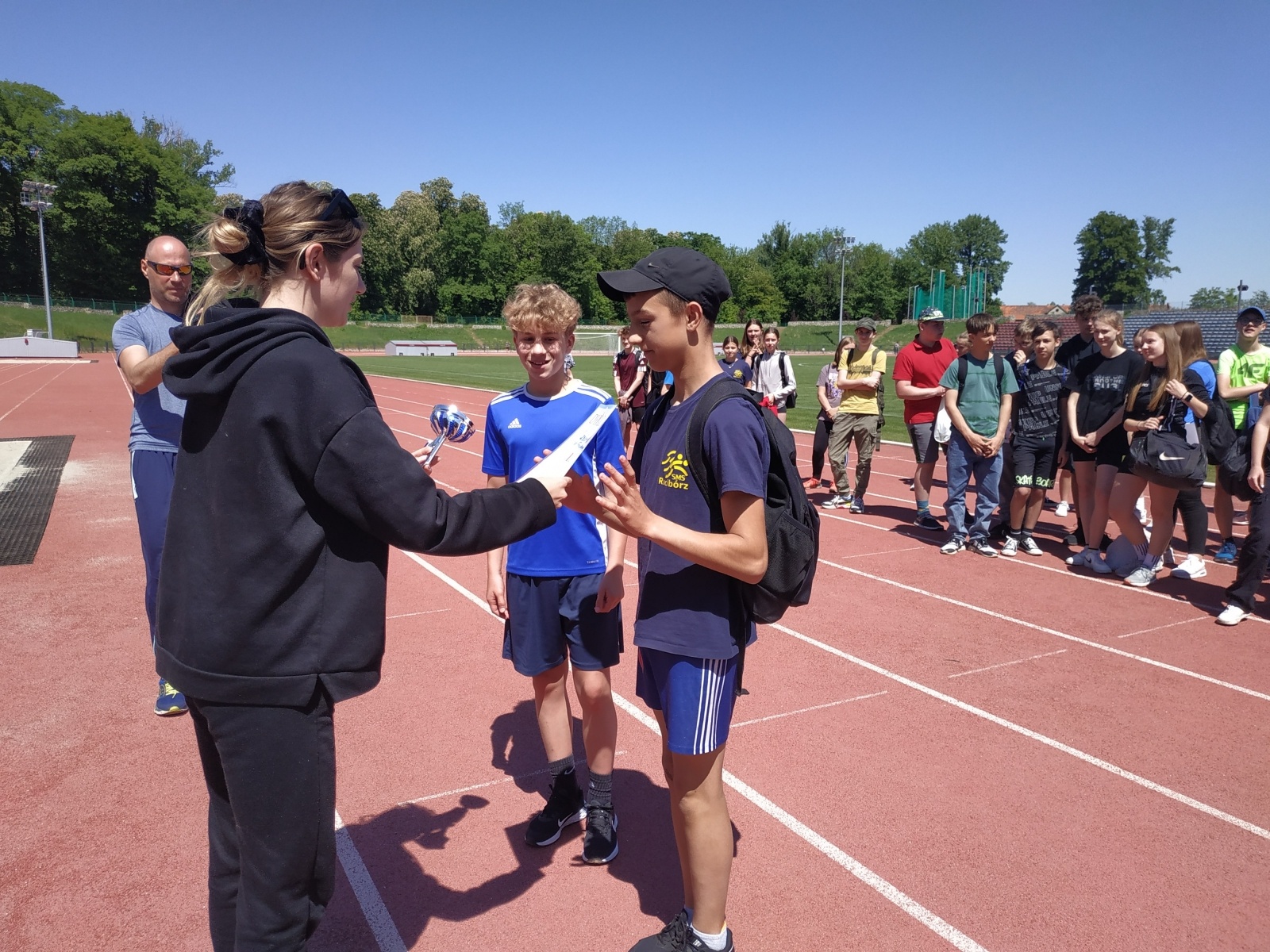 Zdjęcie w galerii na portalu naszraciborz.pl: Lekkoatleci ZSOMS z awansem do finału wojewódzkiego [FOTO] wiadomości z regionu