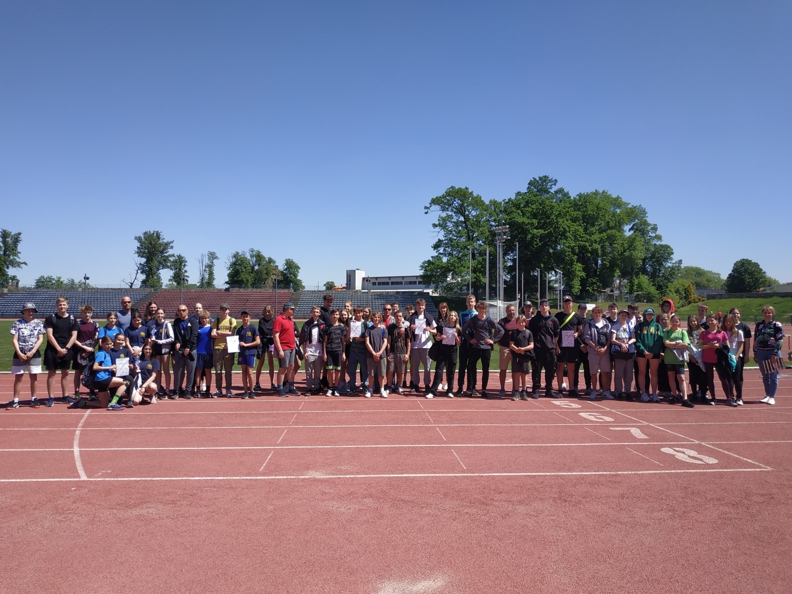 Zdjęcie w galerii na portalu naszraciborz.pl: Lekkoatleci ZSOMS z awansem do finału wojewódzkiego [FOTO] wiadomości z regionu