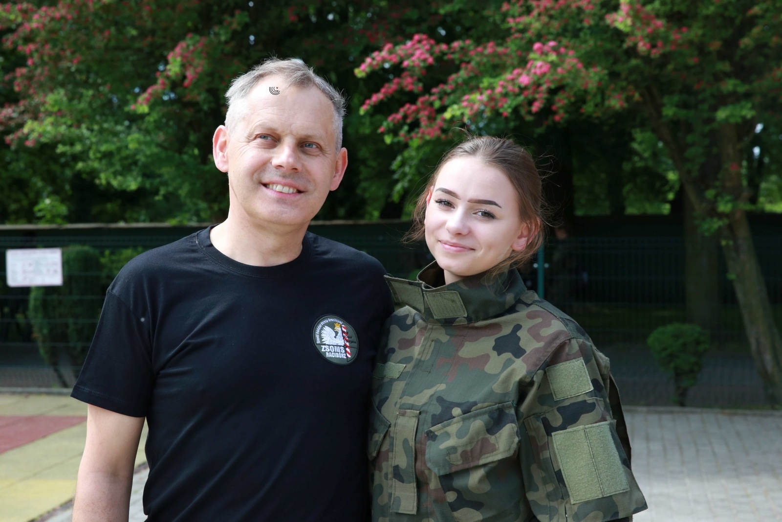 Zdjęcie w galerii na portalu naszraciborz.pl: Uroczyste ślubowanie patronackich klas Straży Granicznej w Raciborzu [FOTO i WIDEO] wiadomości z regionu