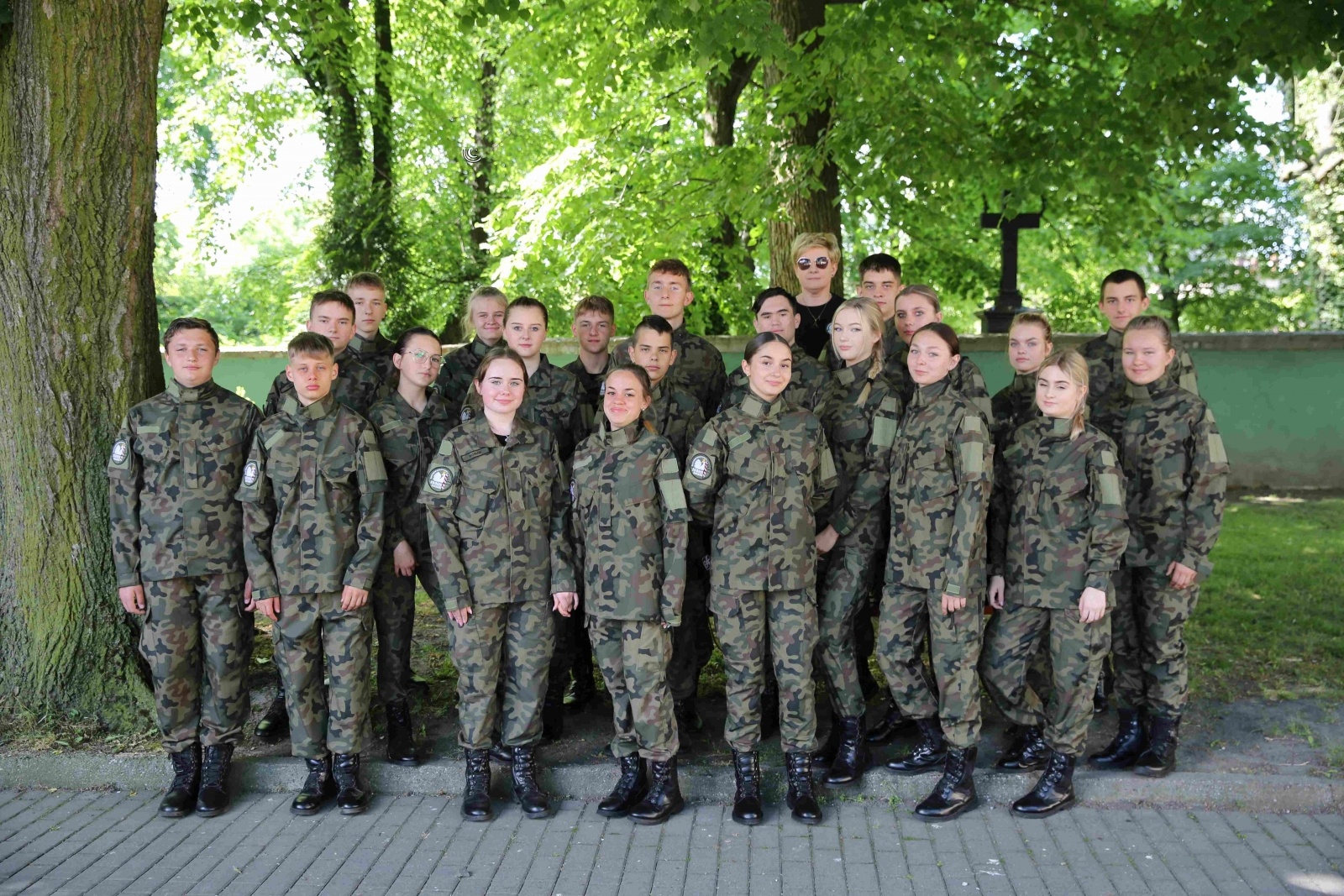 Zdjęcie w galerii na portalu naszraciborz.pl: Uroczyste ślubowanie patronackich klas Straży Granicznej w Raciborzu [FOTO i WIDEO] wiadomości z regionu