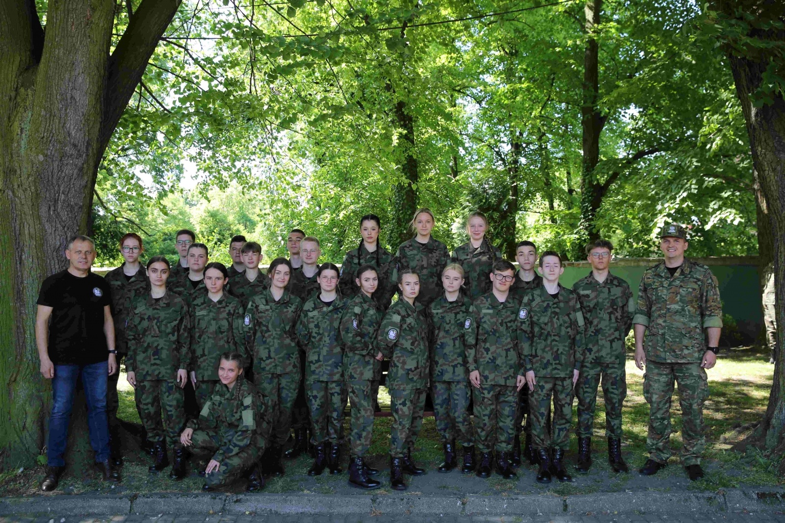 Zdjęcie w galerii na portalu naszraciborz.pl: Uroczyste ślubowanie patronackich klas Straży Granicznej w Raciborzu [FOTO i WIDEO] wiadomości z regionu