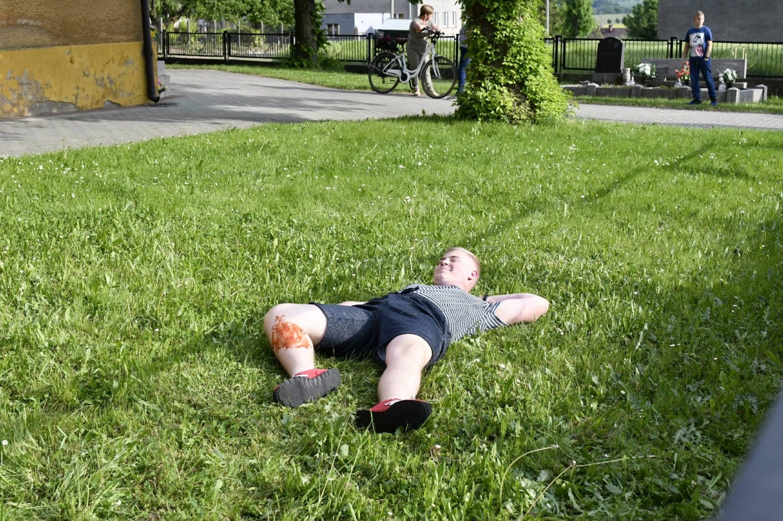 Zdjęcie w galerii na portalu naszraciborz.pl: Pożar kościoła w Pietraszynie. Cztery osoby ranne [FOTO i WIDEO z ĆWICZEŃ] wiadomości z regionu