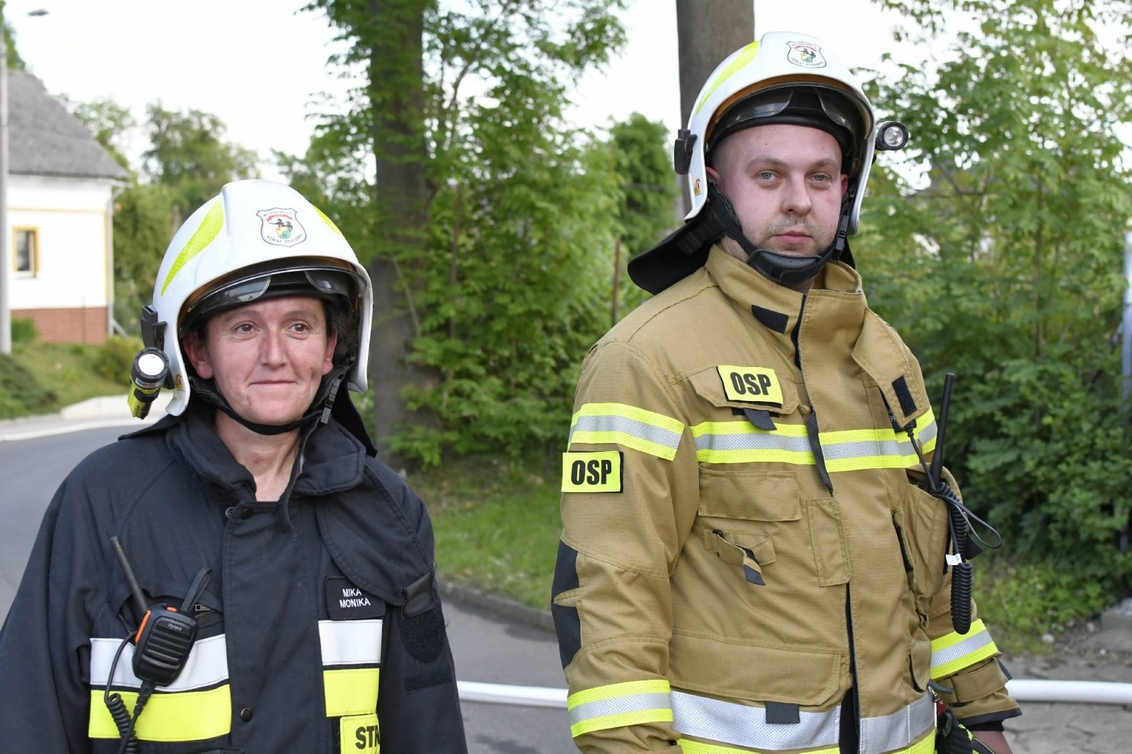 Zdjęcie w galerii na portalu naszraciborz.pl: Pożar kościoła w Pietraszynie. Cztery osoby ranne [FOTO i WIDEO z ĆWICZEŃ] wiadomości z regionu
