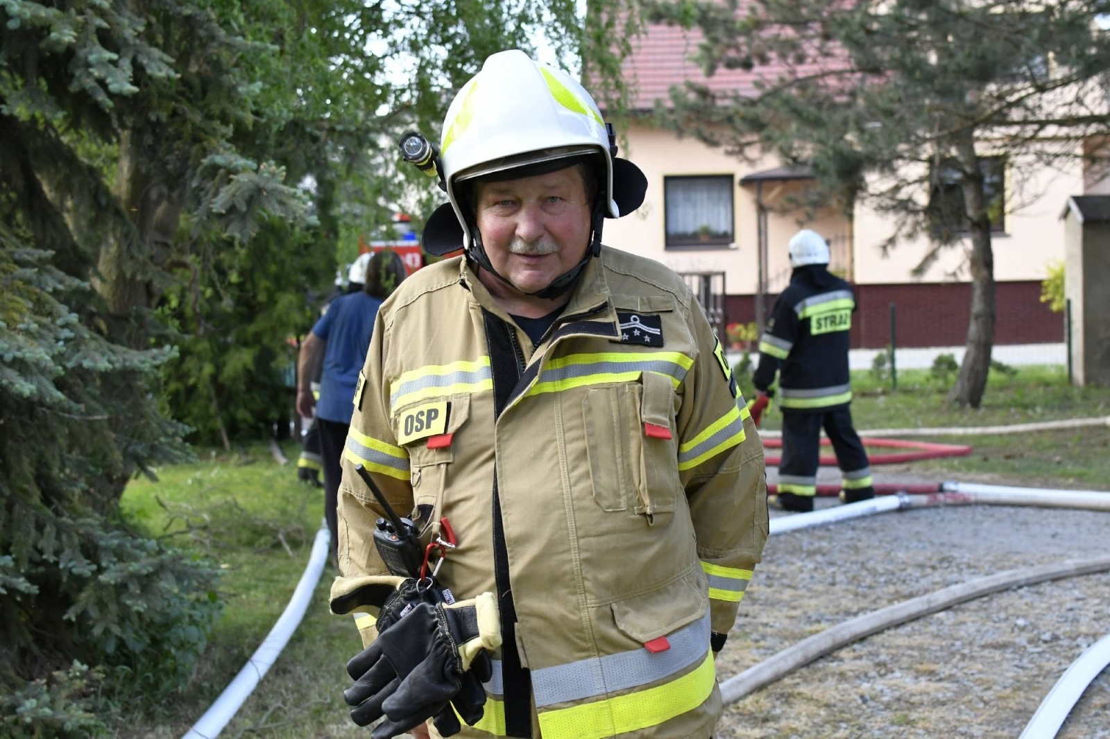 Zdjęcie w galerii na portalu naszraciborz.pl: Pożar kościoła w Pietraszynie. Cztery osoby ranne [FOTO i WIDEO z ĆWICZEŃ] wiadomości z regionu